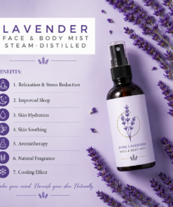 Lavender Mist (Steam Distilled) Facial Mist